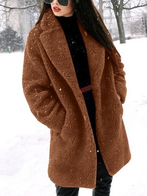 manteau marron